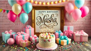 🎉 Маша, с Днём рождения! Красивое видео-поздравление с музыкой и тёплыми словами 🎶