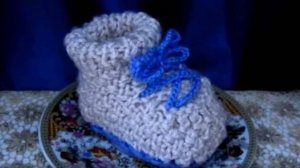 СУПЕР ПИНЕТКИ БОТИНОЧКИ! ВЯЗАНИЕ СПИЦАМИ ПРОСТОЙ СПОСОБ ДЛЯ НАЧИНАЮЩИХ !