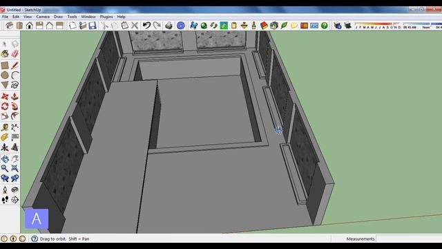 Sketchup tutorial ( Make a swimming pool 2 ) смотреть онлайн