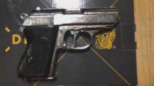 Немецкий пистолет Ваффен-SSPPK, Waffen SSPPK semiautomatic pistol, Germany 1919, Denix 1277/NQ