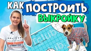 КАК ПОСТРОИТЬ ВЫКРОЙКУ комбинезона, жилета или попоны для собаки