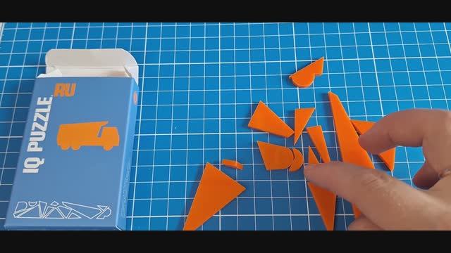 IQ puzzle Собери Камаз из 13 деталей смотреть онлайн