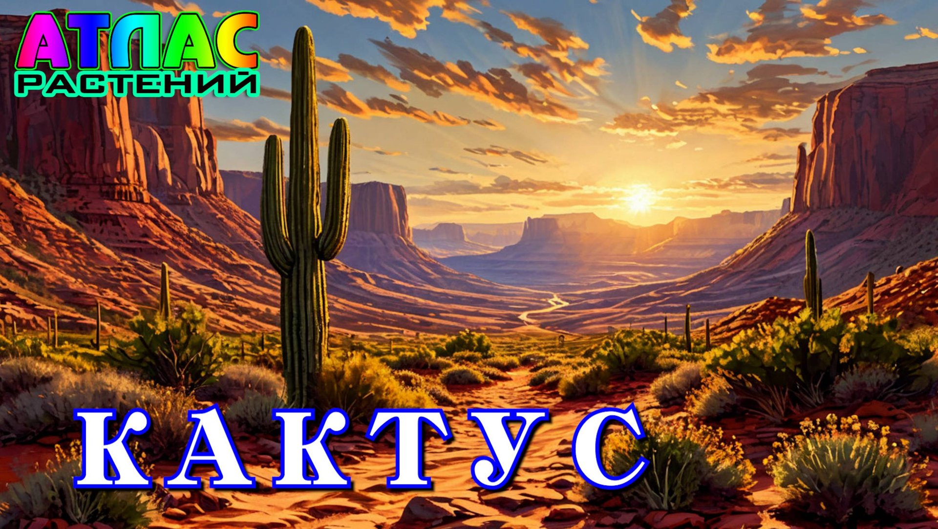 Кактус Атлас Растений смотреть онлайн