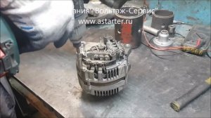 Ремонт генератора Пежо 307