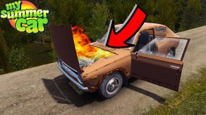 ПРОБЛЕМА С ГОРЯЩИМ ДВИГАТЕЛЕМ - ПРОКОЛОТЫЕ ШИНЫ - My Summer Car