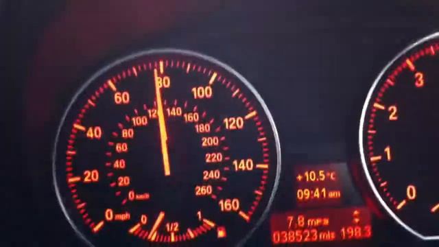 BMW 135i E82 N55 4th gear roll on смотреть онлайн
