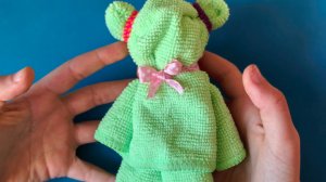Мишка из полотенца