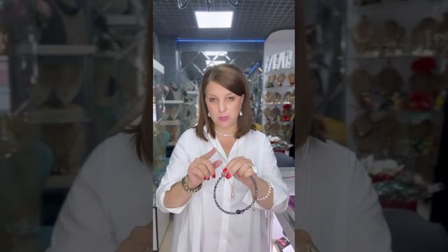 Еще одна новинка из жемчуга !Натуральный жемчуг! #украшения #бижутерия #колье #красота #жемчуг смотреть онлайн