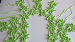 Как соединять между собой вязаные цветочки для шарфика