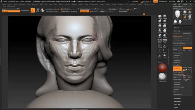 30 Minutes Zbrush Sculpting 24 Kento Handa смотреть онлайн