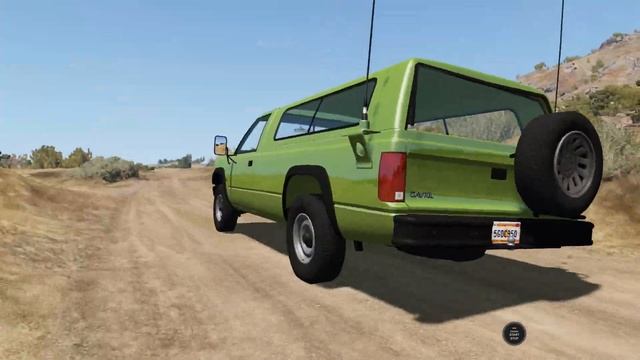 BeamNG Drive - D25 with Camper Shell Off Road on the Small Island USA Part 1 смотреть онлайн