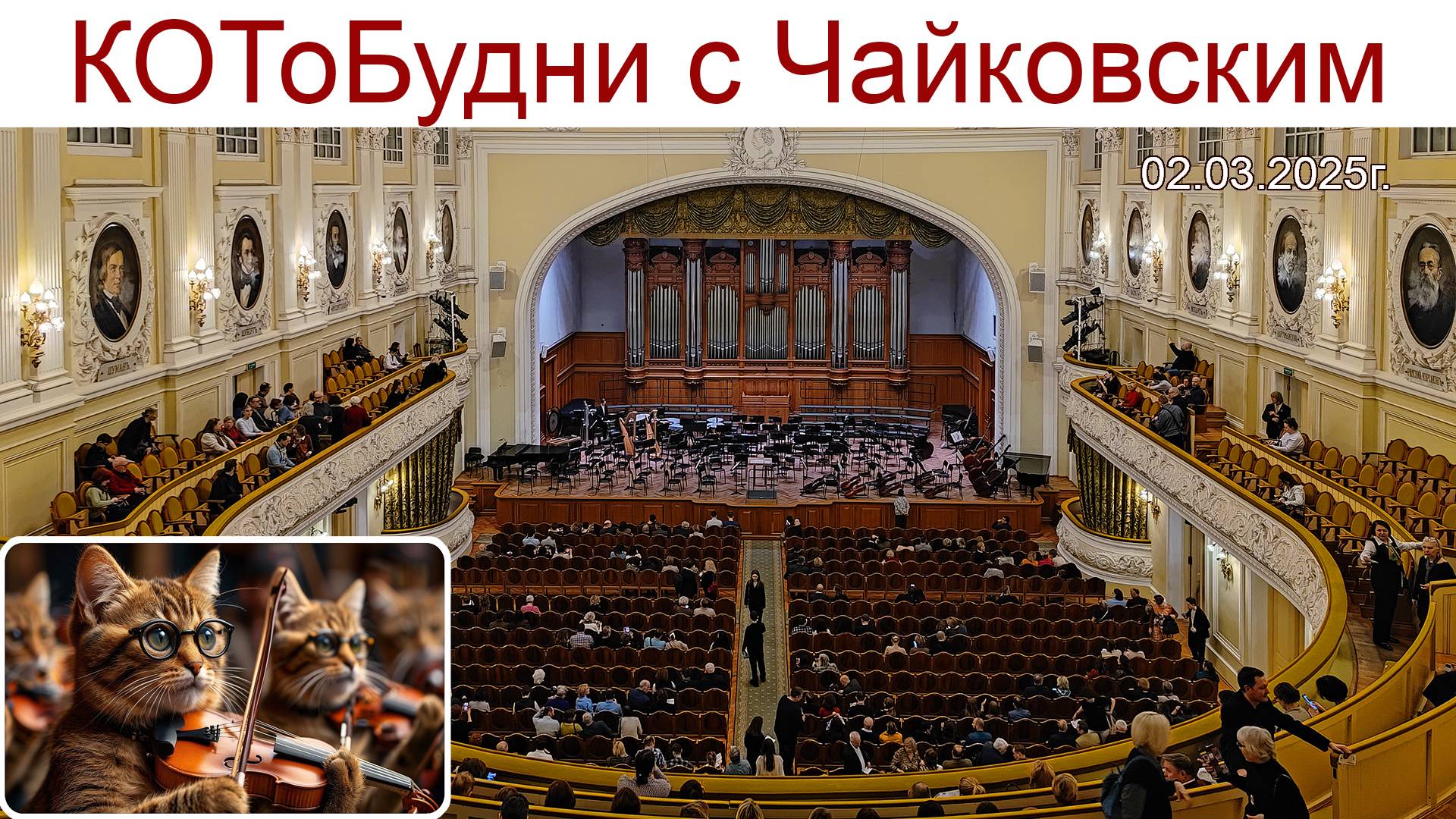 Попросили Прощение, покормили Белку, Лису и отправились к Чайковскому или КОТоБудни от 02.03.2025г. смотреть онлайн