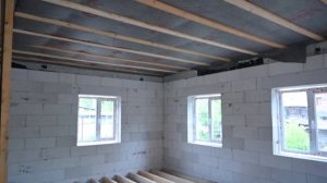 Газобетонный дом 8 на 9 метров. 2 этажа