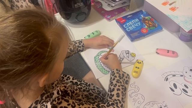 Что мы будем расскрашивать в следующем видео.Children's Crafts