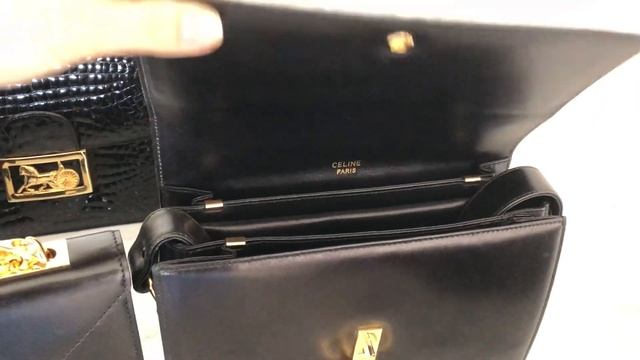 Celine Box Bag horse Carriage crocodile ostrich other types vintage bags what to expect смотреть онлайн