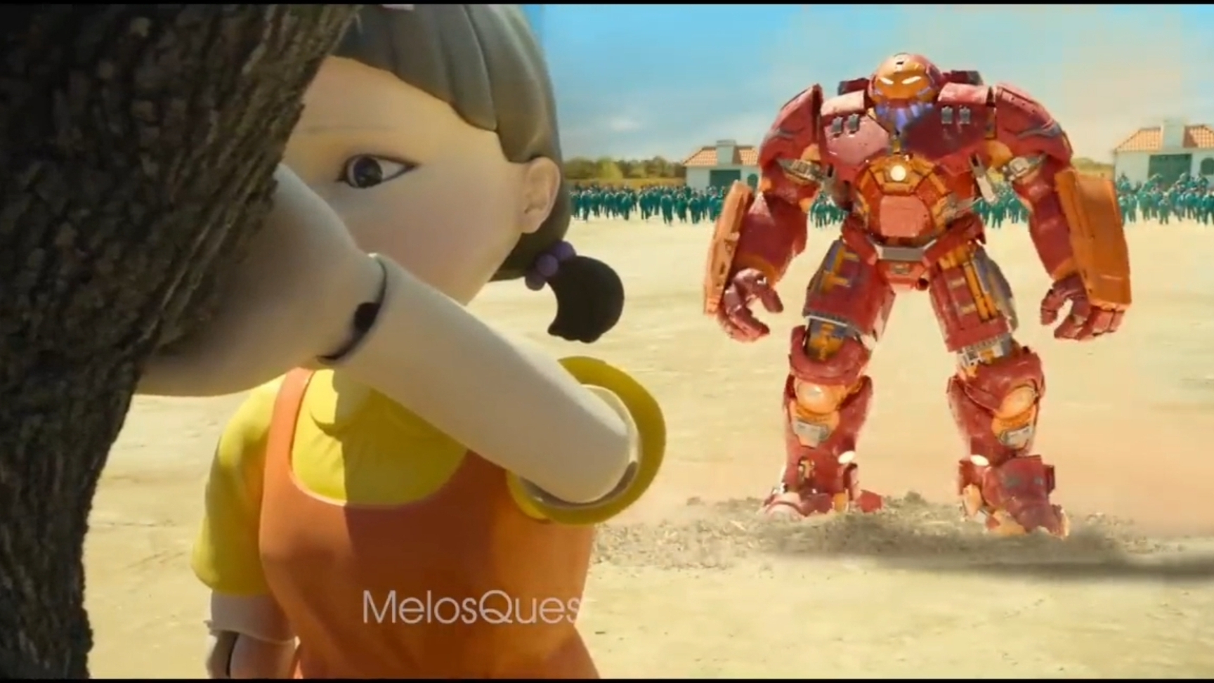 Халкбастер в Игре Кальмара. Hulkbuster In Squid Game