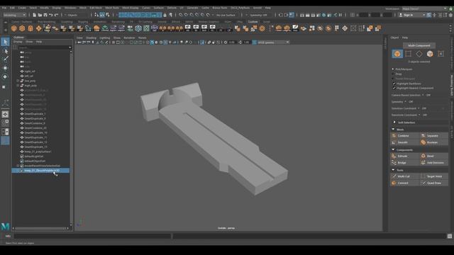 Modeling AK47 in Maya and ZBrush Part 20 (Chapter 2 - High Poly) смотреть онлайн