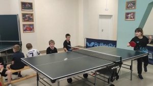 2025 Весенние пташки младшая школа настольный теннис
