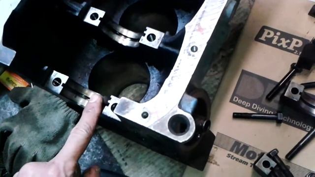 продолжение сборки 21114,поршни шатуны и блок Часть 6(2018 год) смотреть онлайн