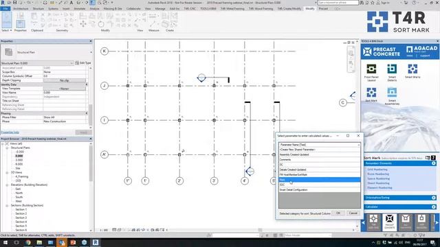 Precast Concrete – Detailed Modeling of Columns & Beams in Revit смотреть онлайн