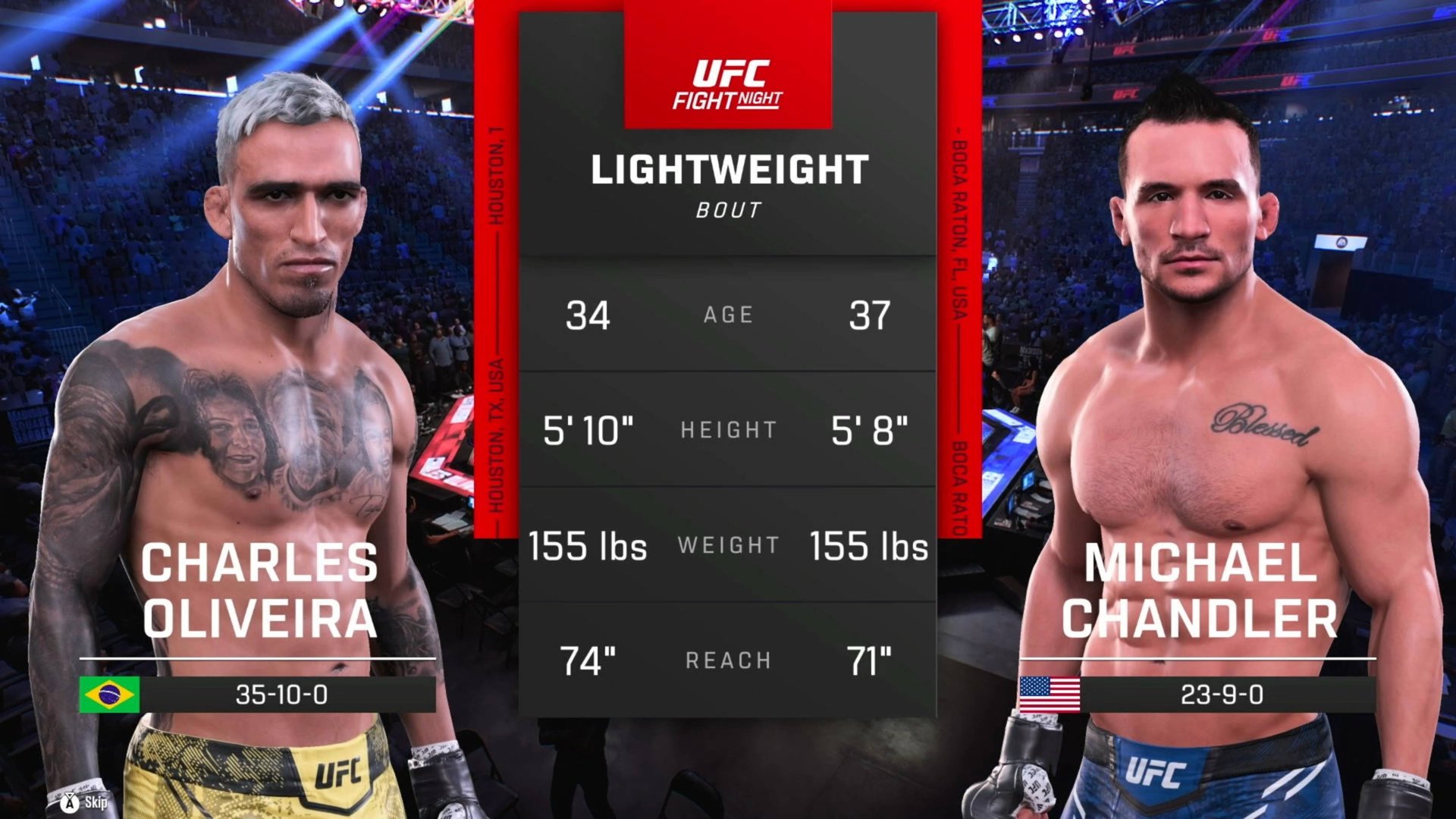 Чарльз Оливейра VS Майкл Чендлер