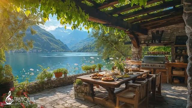 Riverside Jazz In Kitchen _ Tranquill Jazz Melody For Relaxing Morning Breakfast _ Cooking Jazz смотреть онлайн