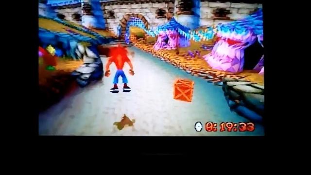 Crash Bandicoot 3: Warped (NTSC-J). Time Trial. "Double Header". 51:36. "Adventure continues") смотреть онлайн