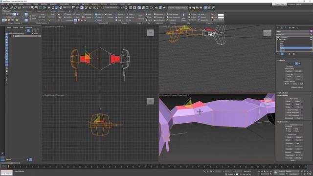 3Ds Max: Create a Spaceship with Symmetry 02 смотреть онлайн