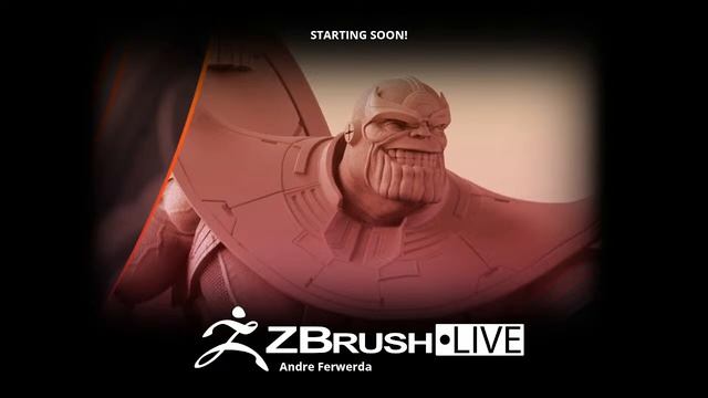 ZBrush sculpting with Andre Ferwerda - Maxon ZBrush 2024 смотреть онлайн