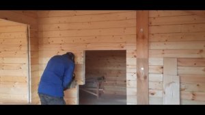 Отделка брусового дома после усадки