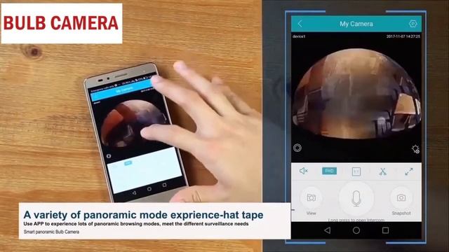 How 1080p Wireless Light Bulb Camera Works - Acatechmart.com смотреть онлайн