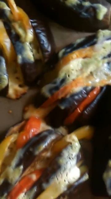 Баклажаны веером в духовке. Ч.4