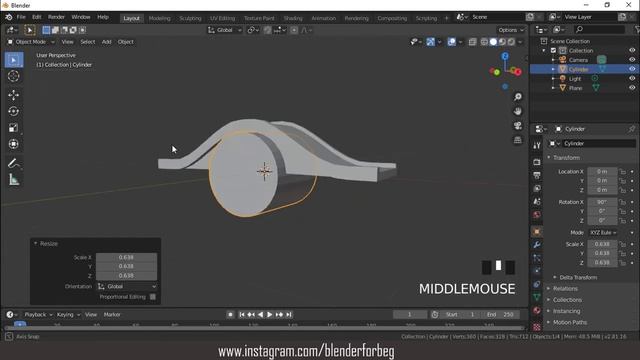 Blender 2.81 Moon Bridge modeling смотреть онлайн