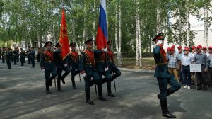 40-летие выпуска-вынос знамени