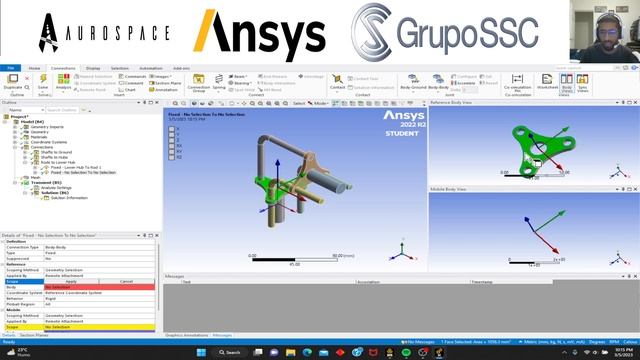 Analisis de mecanismos con Ansys - Tutorial en Español (Ansys Rigid Body Dynamics Tutorial) смотреть онлайн