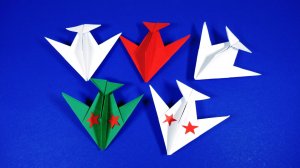 Как сделать самолет из бумаги. Оригами самолет