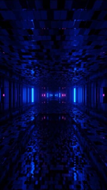 Neon Light Dark Room Abstract Background Copyright Free смотреть онлайн