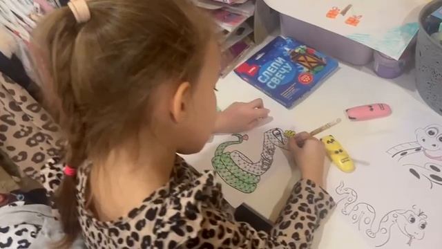 Закончили точки.Children's Crafts