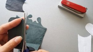 Чехол кожаный своими руками для складного швейцарского ножа