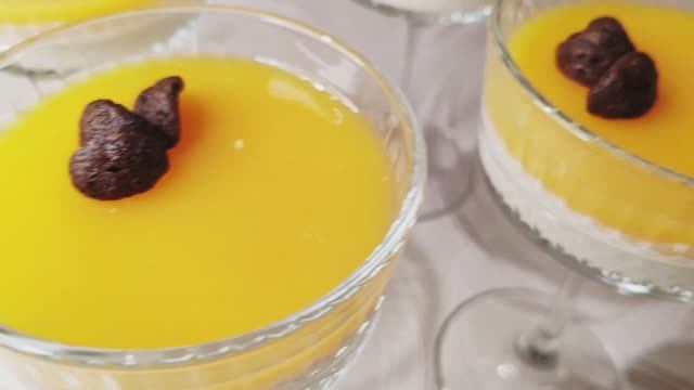 Панна-котта с апельсиновым желе. Такой вкусный десерт🤩 смотреть онлайн