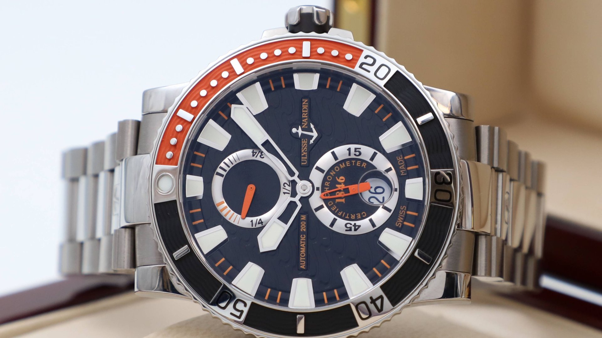 Ulysse Nardin Marine Diver 45 mm 263-90-7M/92 смотреть онлайн