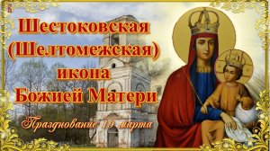 Шестоковская, или Шелтомежская, икона Божией Матери. Празднование 19 марта.