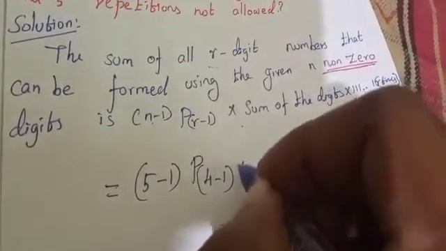 Find the sum of all 4 digit numbers that can be formed using digits1,2,3,4,5 repetition not allowed смотреть онлайн