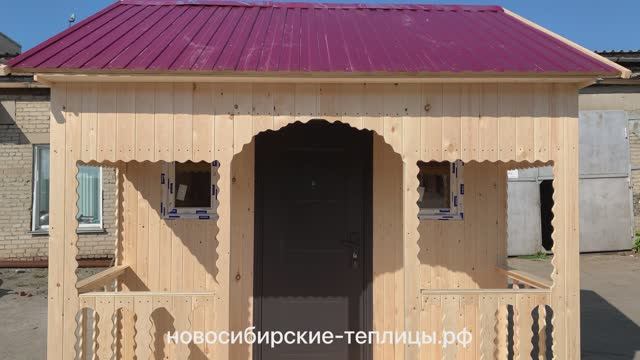 Дачный домик 3х3м. Видео демонстрация. смотреть онлайн