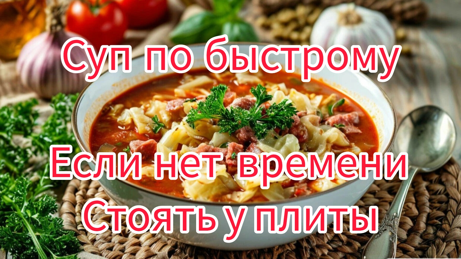 Щи из квашеной капусты, быстрый суп,для тех у кого нет времени. смотреть онлайн