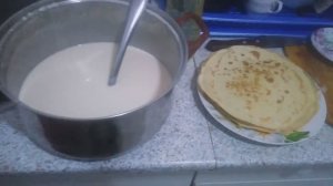 Простой рецепт красивых блинов к чаю