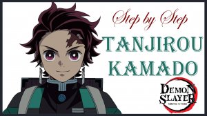 Как нарисовать Танджиро Комадо \\ Клинок рассекающий демонов // пошаговое рисование