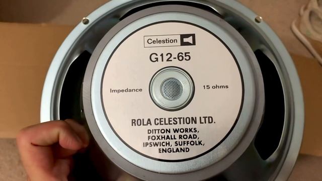 Celestion G12-65 Heritage Edition Speaker UNBOXING!