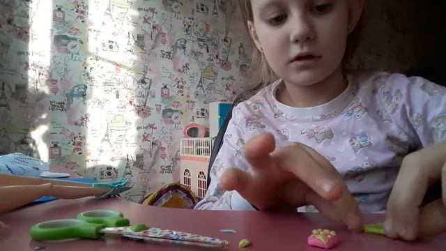 Мини канцилярия для кукол из полимерной лины. смотреть онлайн