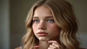 Виртуальная девочка просто что-то говорит.